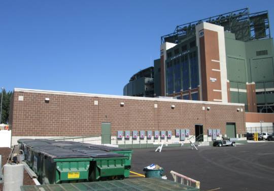 Lambeau Field Network Lot - Carpentry Work by Mission Support Services