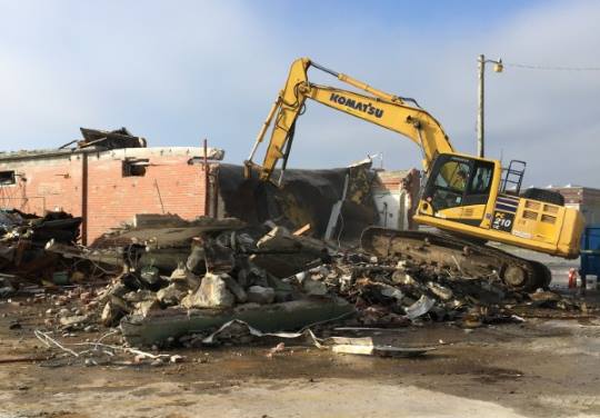 Demolition of Building at NAS Pensacola by Mission Support Services