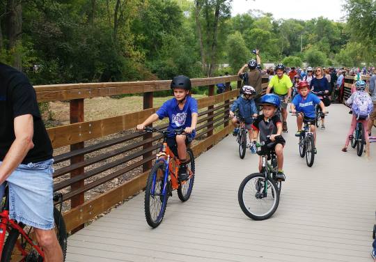 Lower Yahara River Trail in Dane County by OES
