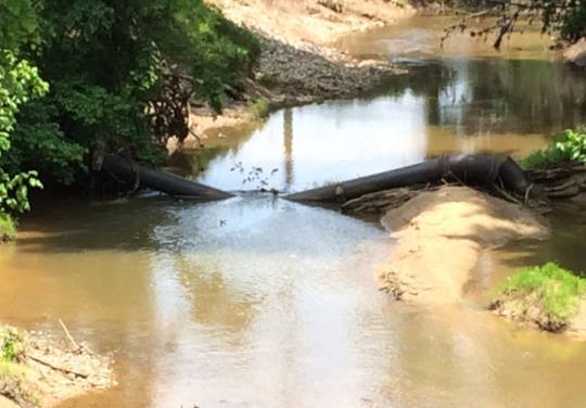Abandoned Sewer Line at Crab Orchard National Wildlife Refuge